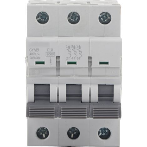 Miniatur-3-poliger Leitungsschutzschalter Gym9-c65 400vac 10a - Hohe Qualität Und Sicherheit