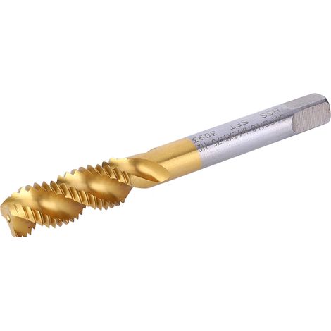 Hss-gewindebohrer Mit Spiralgewinde M12x1,75 Mm, Praktisches Bohr- Und Gewindeschneidwerkzeug