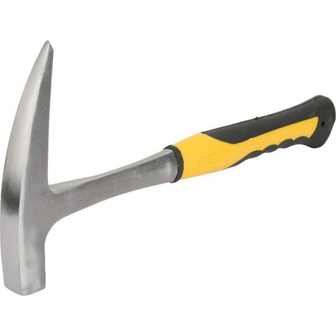 Doppelkopf-geologiehammer Mit Flacher Backe Für Ziegelsteine (größe L)