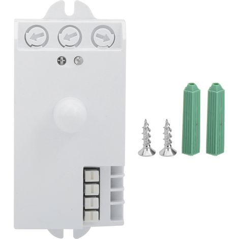 5,8-ghz-mikrowellen-sensorschalter Tdl-1913, Reinweiß, Pvc-steuerzubehör, Ac 85–250 V