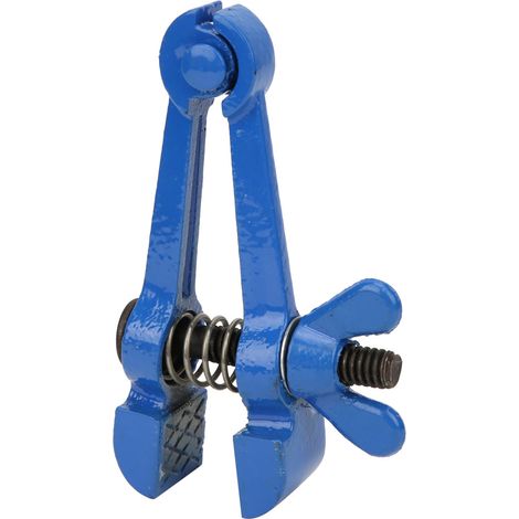 Miniatur-handschraubstock Aus Blauem Stahl, Vielseitiges Werkzeug Für Heimwerkerbedarf Und Eisenwaren (25 Mm)