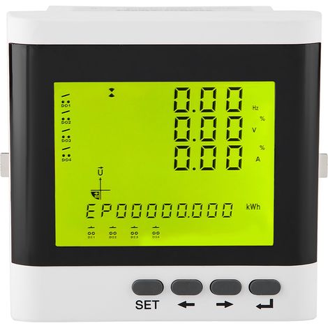 Multifunktionaler Programmierbarer Drehstromzähler – Digitales Voltmeter Und Amperemeter Mit Led-anzeige