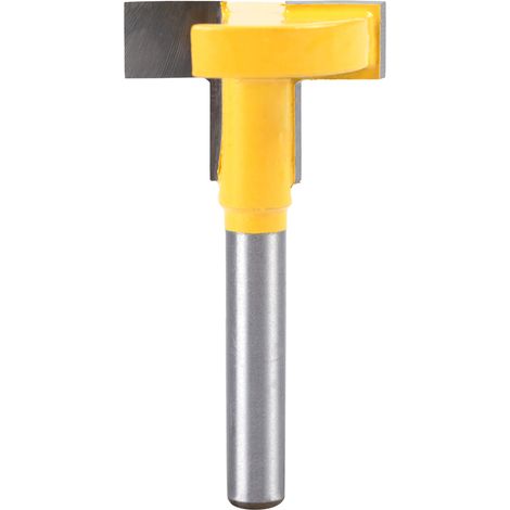 1/4 Zoll Hartmetall-holznutfräser, Fräser, Holzfräswerkzeug (gelb, 27 Mm)
