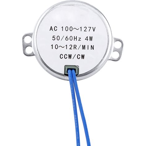 4-w-synchronmotor, 100–127 V Wechselstrom, 50/60 Hz, Rechts-/linkslauf, Kompakter Getriebemotor