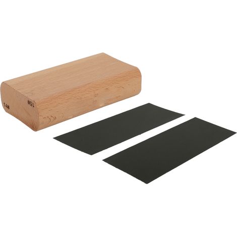 Radius-schleifklotz Aus Holz Für Den Gitarrenbau, Zum Abrichten Von Gitarrenbünden (14 Und 15 Zoll)