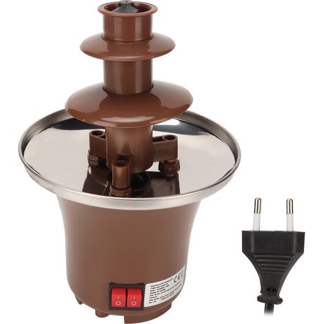 Mini-schokoladenbrunnen, Tragbar, 45 W, Schnelles Aufheizen Auf 45 °c, Ideales Geschenk Für Zuhause, 220-v-eu-stecker