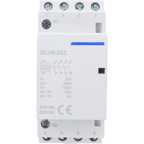 25a Ac/dc 36v Ultraleiser Modularer Schütz Für Din-schiene, Normalerweise Offen
