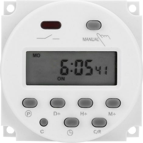Digitaler Timer-mikrocontroller Mit Lcd-display, 12 V Dc, Mini Cn101a