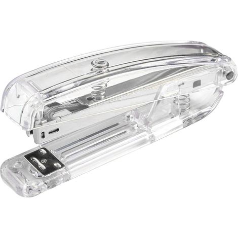 Minimalistischer Hefter Mit Komfortablem Griff – Metall Und Acryl Für Büro Und Schule – Silber
