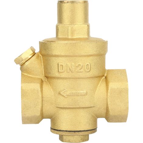 Einstellbarer Wasserdruckregler Aus Messing Dn20 Für Sanitärsysteme