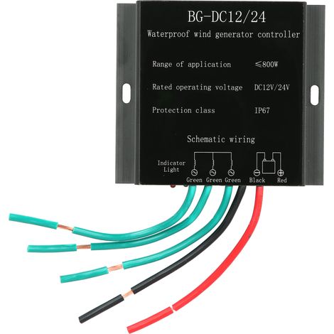 800w Fo8-12/24v Windturbinen-laderegler