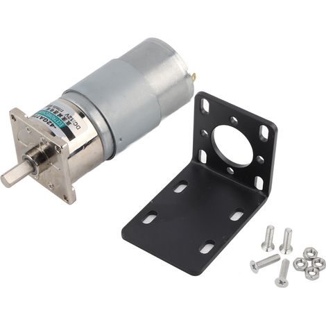 Xd-42ga775 Mikro-gleichstrom-getriebemotor, Hohes Drehmoment, Einstellbare Drehzahl Mit Halterung (12 V, 600 U/min)