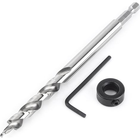 3/8"-zentrierbohrer Mit Einstellbarem Tiefenanschlag Für Die Holzbearbeitung