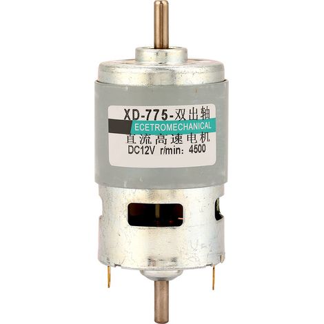 50-w-doppelwellen-gleichstrommotor, 12 V, 4500 U/min, Hohes Drehmoment Für Roboteranwendungen
