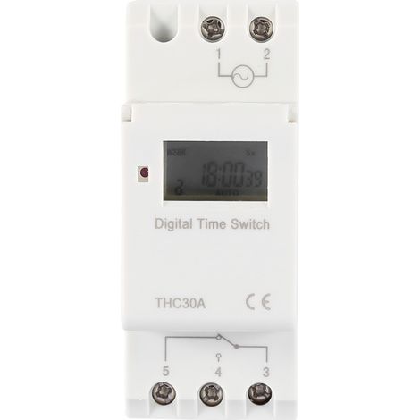 Thc 30a Programmierbarer Digitalschalter Mit Elektronischem Timer (12v)
