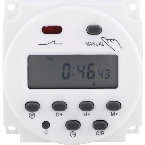 Programmierbarer Digitaler Lcd-zeitschalter Für Relais (24v Ac/dc)