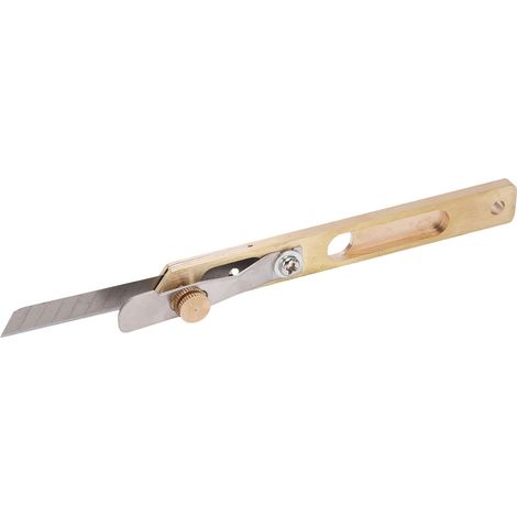 Lederbearbeitungsmesser Aus Messing, Verstellbares Präzisionsmesser Für Heimwerkerprojekte Und Bastelarbeiten