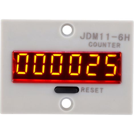 Jdm11-6h 6-stelliges Elektronisches Messgerät Mit Led-anzeige Und Relais, 24v Ac/dc-netzteil
