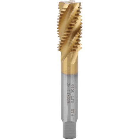 M20 X 2,5 Mm Handgewindebohrer Aus Gold-/silberfarbenem Schnellarbeitsstahl Für Gewindeschneidmaschinen