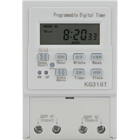 Programmierbarer Digitaler Timer 220v 30a 1w Für Mini-wechselstromsteuerung