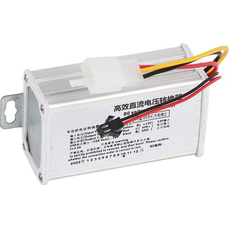 24v-72v Auf 12v10a Dc-abwärtsnetzteilmodul Mit 5v2a Usb-ausgang