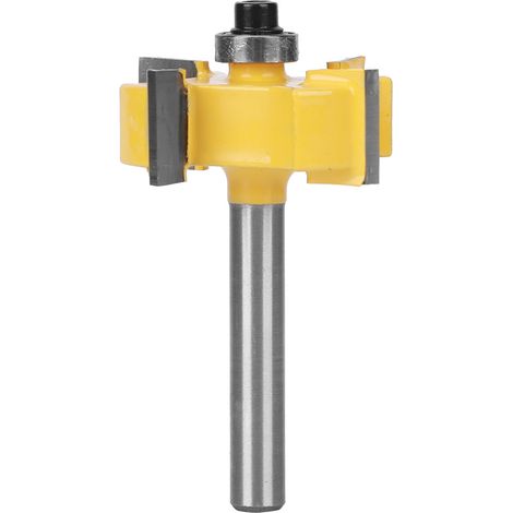 4-schneidiger Hartmetall-t-nutfräser, 6 X 1/2" - Professionelles Holzbearbeitungswerkzeug