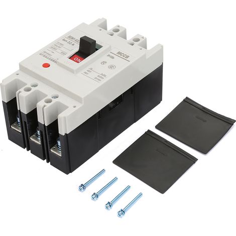 3-poliger Lufttrennschalter Mit Reinkupferkontakten, 800 V, 32 A, Abmessungen: 76 X 135 X 70 Mm