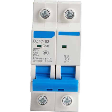 2p 50a 400vac Dz47-63 Fehlerstromschutzschalter Zum Schutz Vor Ableitströmen