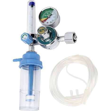 Professioneller Luftdurchflussregler 0-100 Mpa Mit Manometer Für Sauerstoff Und Gase