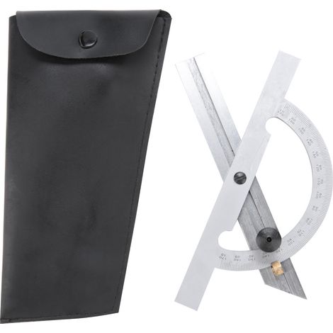 Verstellbarer Winkelmesser Aus Kohlenstoffstahl 100 X 150 Mm Für Präzise Messungen
