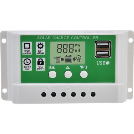 Dualer Usb-pwm-laderegler Für 12v/24v-solarmodule Gll121020a