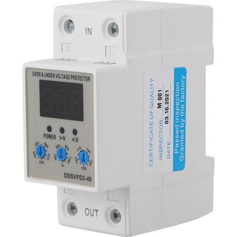 Einstellbarer Automatischer Rücksetz-leistungsschalter Ddsvpd2-63 220v 40a Spannungsschutz