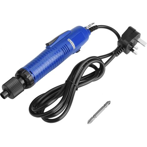 1/4"-halbautomatischer Elektrischer Schraubendreher Mit Geradem Schaft Und Britischem 220-v-stecker