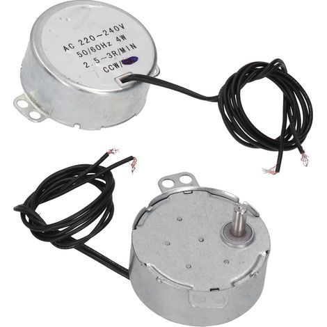 Stück Ccw-richtungssynchronmotor 220-240 V Ac 2,5-3 U/min 4 W Für Elektrische Maschinenteile