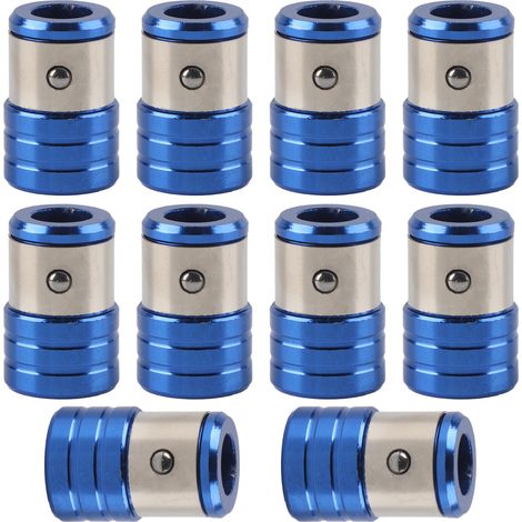 10-teiliger Magnetischer Schraubendreher-bithalter, Rutschfeste Bohrer, Magnetisierungsring