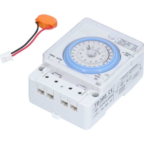 Mechanischer Drehknopf-zeitschalter Für Din-schiene 100-240 V - Industrieller Zeitschalter