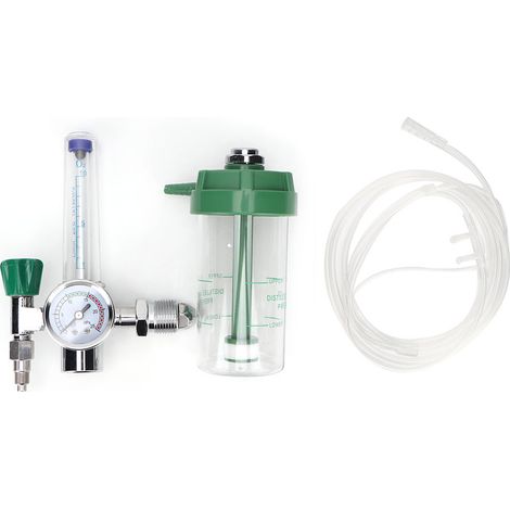 Wx Yq01 Medizinischer Sauerstoffdruckminderer Mit Durchflussmesser Und G5/8-14 Außengewindeanschluss (cga540)