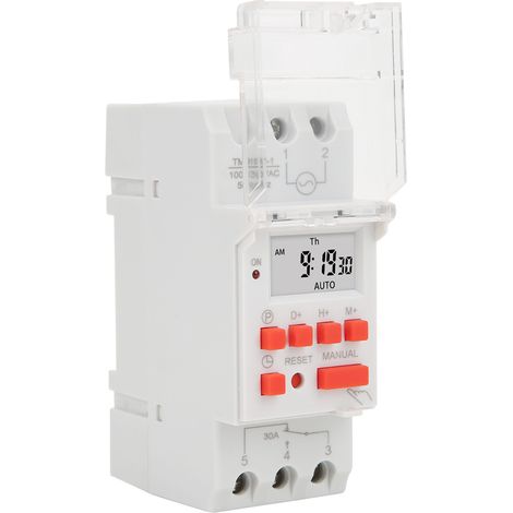 Tm919b-1 Wochentimer Mit Lcd-anzeige, 30 A, 100–130 V Ac, Programmierbarer Zeitschalter Mit Relais