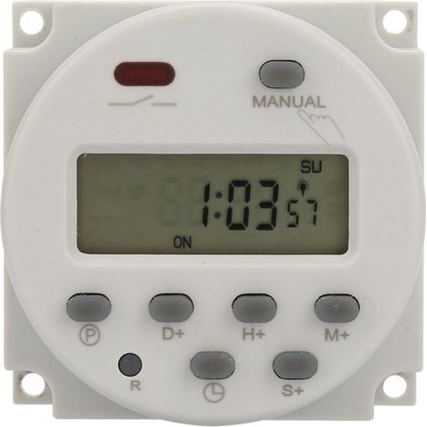 7-tage-programmierbarer Digitaltimer Mit Digitalanzeige, 168 Stunden, 5 Va (5 V Dc)