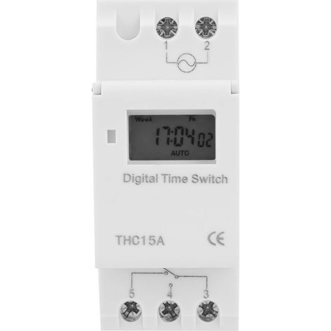 Digitaler Zeitschalter Für 220-240 V Wechselstrom, 50-60 Hz Zur Zeitsteuerung