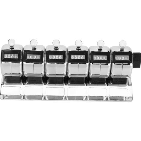 Manueller Mechanischer Zähler Aus Metall, 4-stellig, 6-stellig, Zähler Aus Edelstahl.