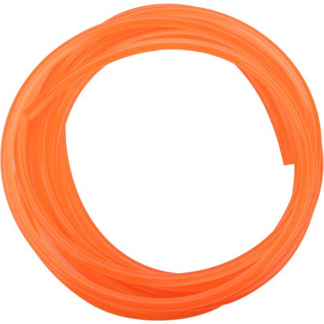 Glatter, Orangefarbener Pu-rundriemen Für Den Antrieb (8 Mm X 5 M)
