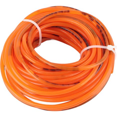 Runder, Orangefarbener, Glatter Polyurethan-pu-riemen Für Den Antrieb (3 Mm X 10 M)