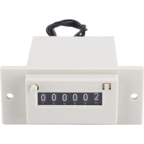 6-stelliger Elektromagnetischer Zähler Csk6-ykw, 12-v-gleichstrom-impulszähler