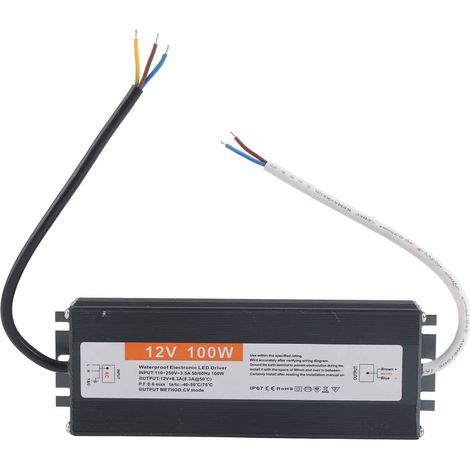 100w Ultradünnes Wasserdichtes Led-netzteil Ac110-250v Auf Dc12v