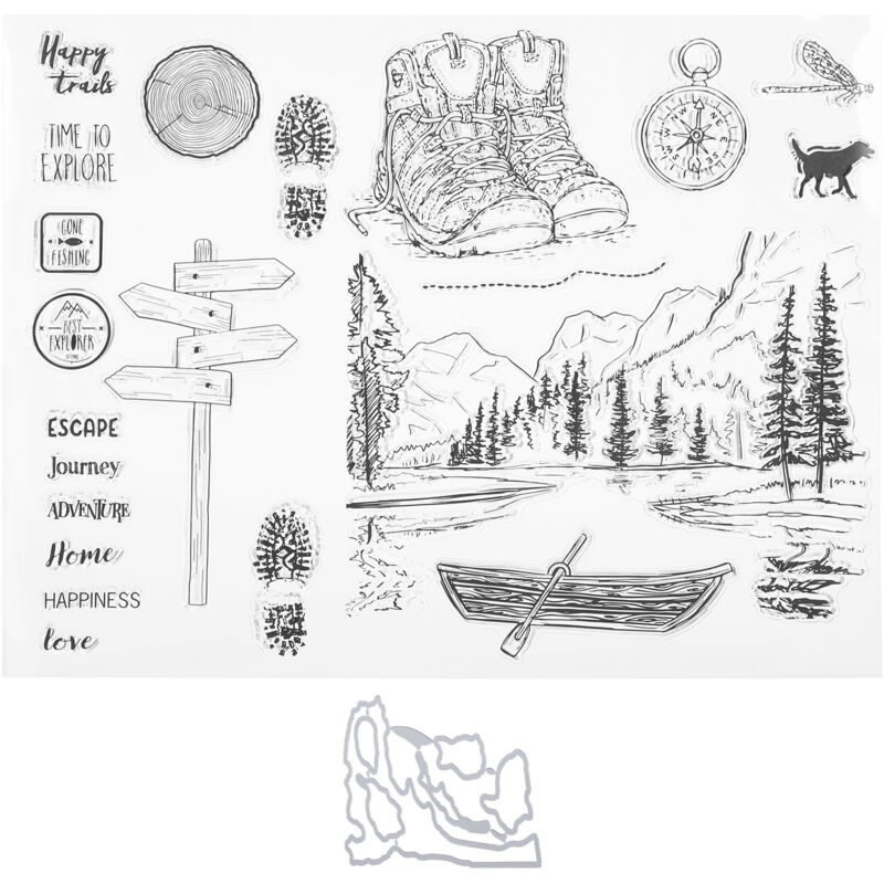 Klarsichtstempel Aus Tpr Für Diy-scrapbooking-zubehör Und Dekorationen