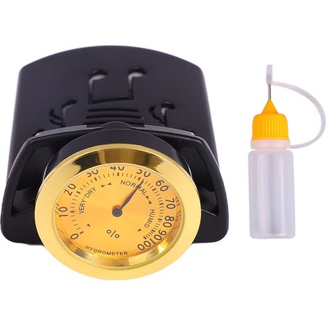 Akustikgitarren-hygrometer Mit Miniaturetui – Präzises Und Zuverlässiges Feuchtigkeitskontrollsystem