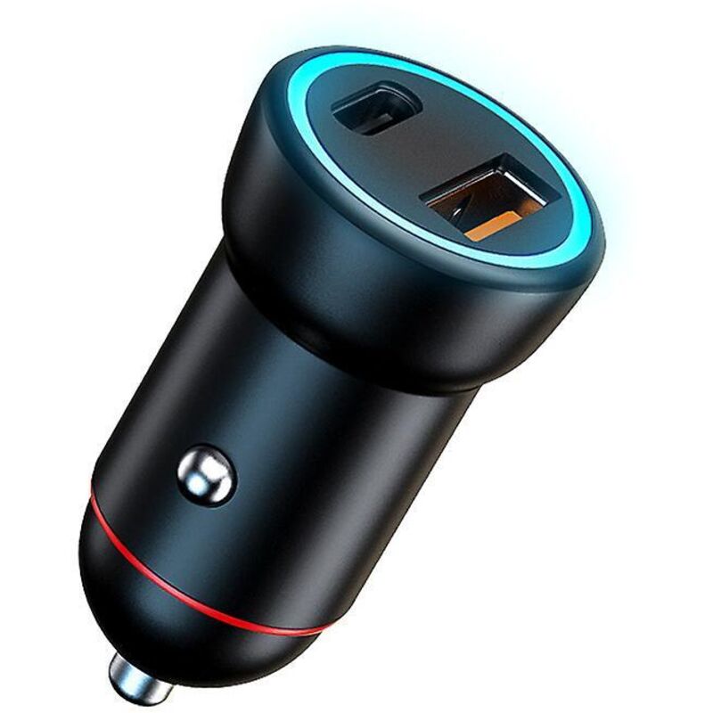 Schnelllade-autoladegerät Mit Usb-c Pd Und Qc 3.0, 36 W Leistung/quick Charge 3.0 Und Usb-c-kabel