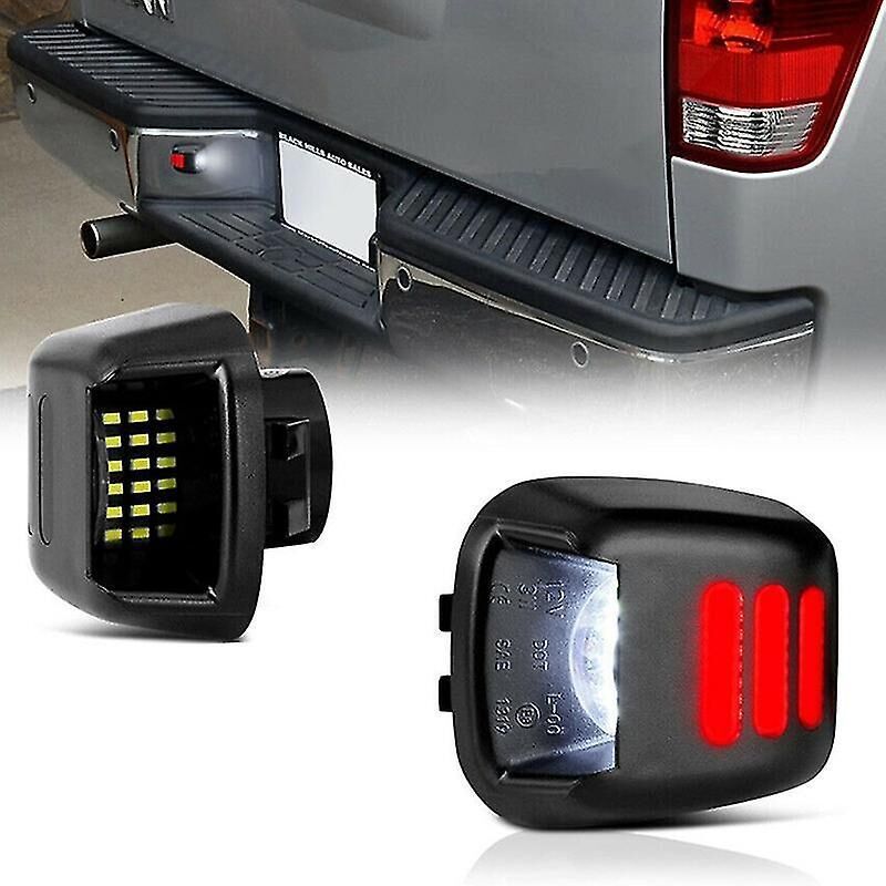 Wasserdichte Led-kennzeichenbeleuchtung Für Nissan Navara D40 Frontier Titan 2007-2016