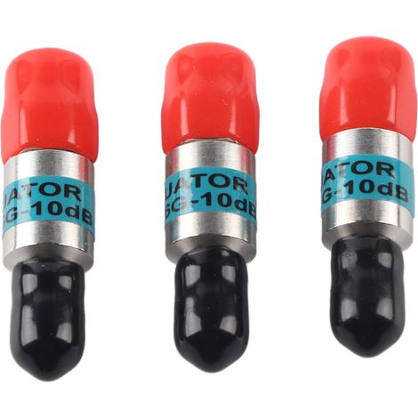 Sma-jk Koaxial-hf-dämpfungsglied Stecker/buchse 2w 6ghz 50ω 1-30db (10db)